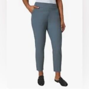 Modern Ambition Sage Green Stretch Travel Pant.  Lightweight Fabric.
